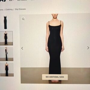 Skims Soft Lounge Long Slip Dress